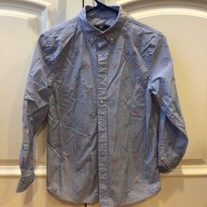 Boys vineyard vines button down shirt size medium 12-14